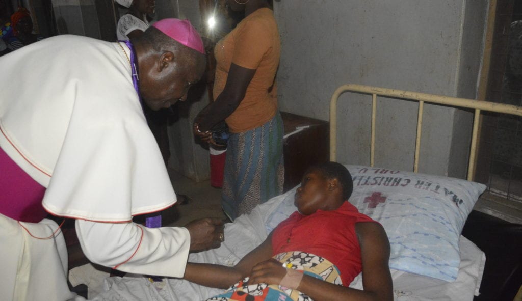 Bishop Ukwuoma Ministering to the Sick