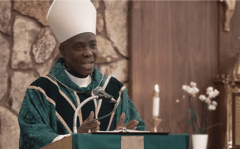 Bishop Augustine Ukwuoma, the current bishop of the Catholic Diocese of Orlu