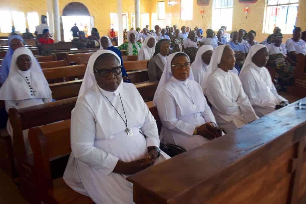 Religious Sisters at the Month's Mind Mass of Msgr. Obiajunwa