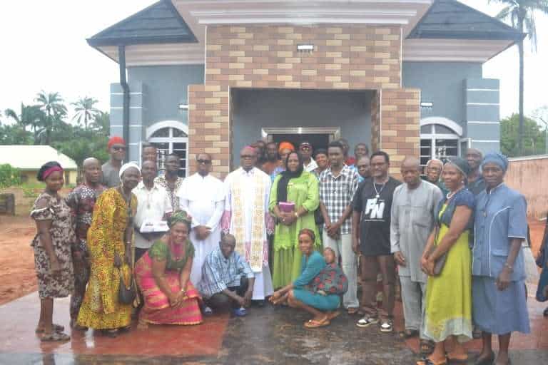 Joy as Bishop Obiatuegwu Blesses Eucharistic Adoration Chapel at St. Michael’s Parish, Ihebinowerre