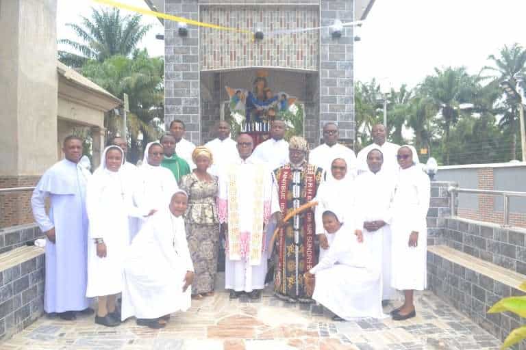 Bishop Obiatuegwu Blesses Grotto of Our Lady of Perpetual Help at St. Anthony’s Parish, Otulu