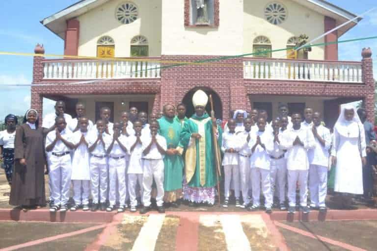St. Anthony’s Parish, Umuozu Jubilant as Bishop Ukwuoma Pays Pastoral Visit